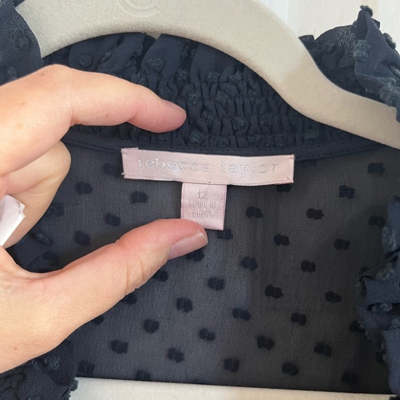 Rebecca Taylor Navy Blue Dress size 12 - Picture 4 of 4